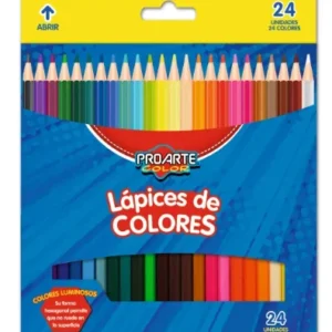 Lápices de colores 24 unidades Proarte